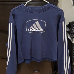Adidas Navy Sweatshirt with Logo